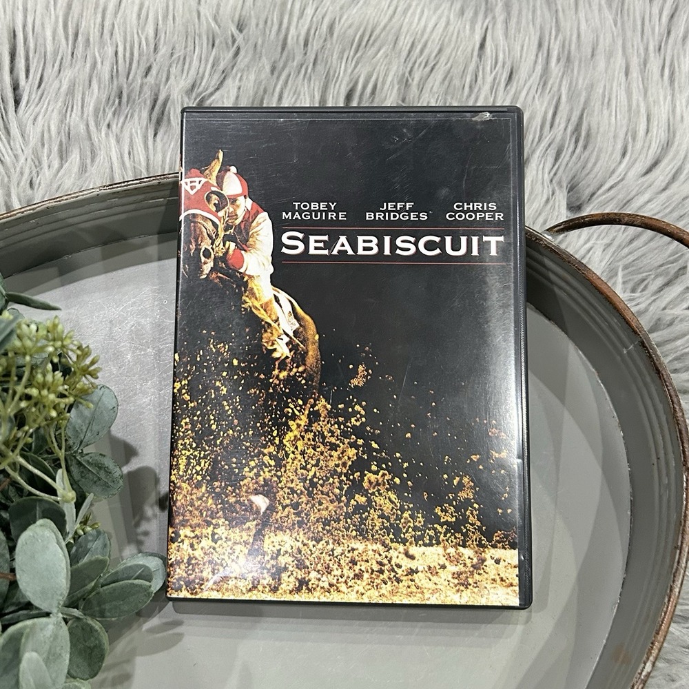Seabiscuit DVD 2003 Full Screen – Inspirational Sports Drama, Tobey Maguire